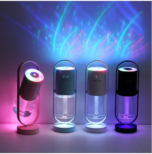 Magic Shadow USB Air Humidifier & Night Light – Ultrasonic Mist Maker for Home, Office & Car